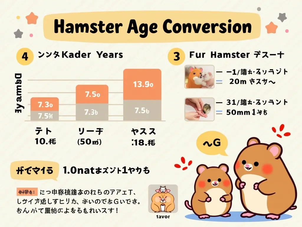 ハムスター年齢換算