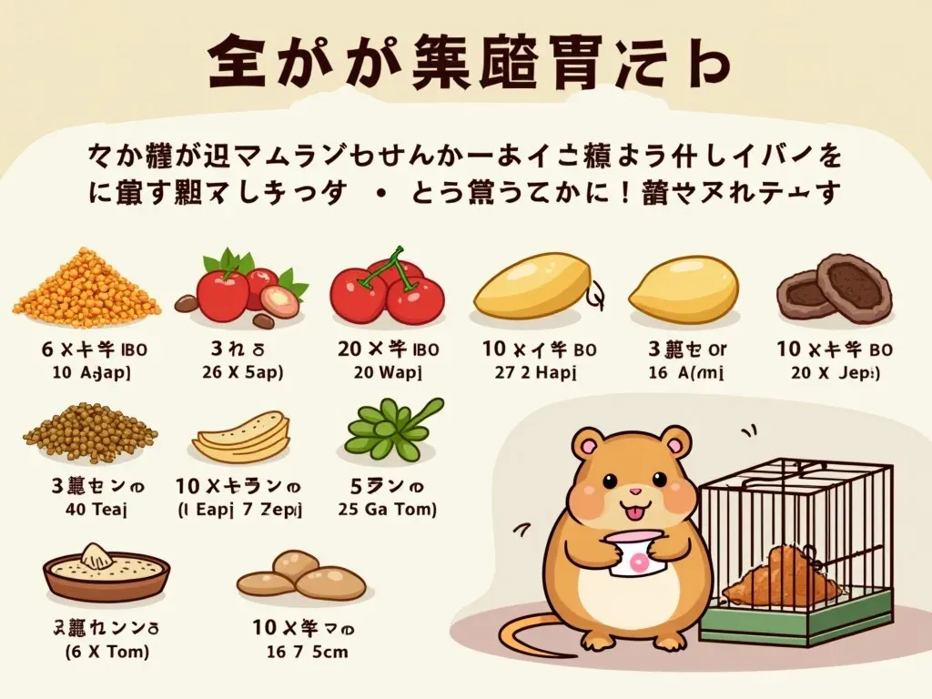 知っておきたい！ハムスターの餌代のすべてと飼育コストの徹底解説